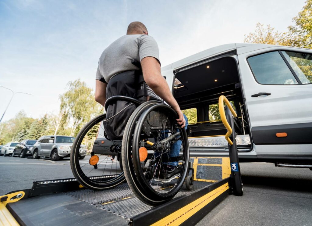 Man Wheelchair Moves Lift Specialized
